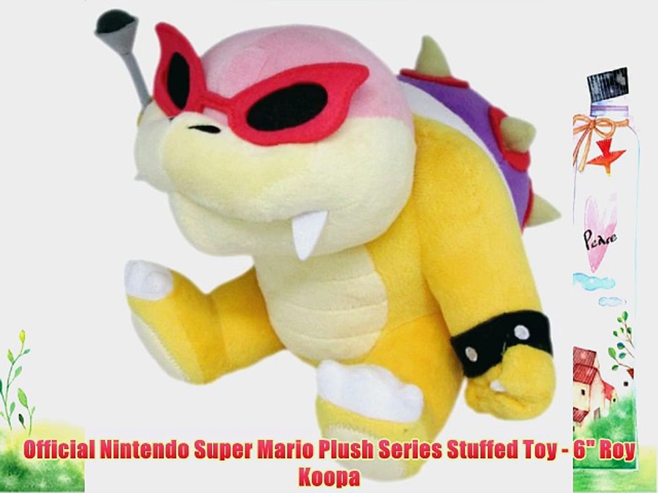 Official Nintendo Super Mario Plush Series Stuffed Toy - 6 Roy Koopa