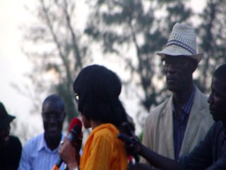 Place de l’Obélisque: le discours d'Helen Ndela Chaupin