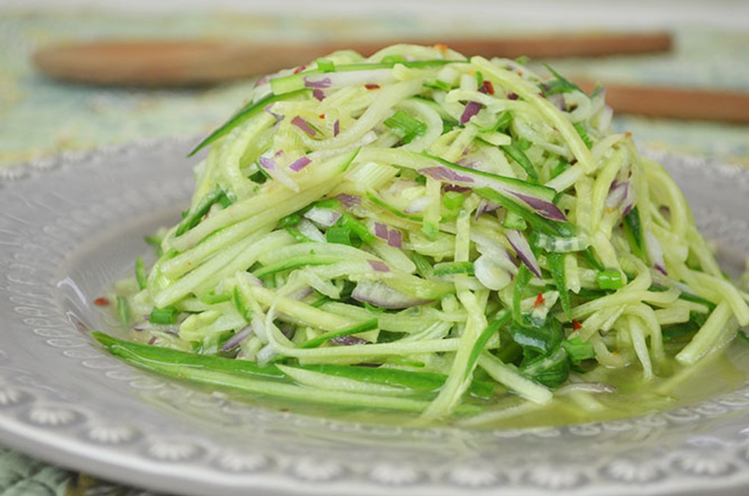 Fresh Cucumber Salad with Lime Dressing