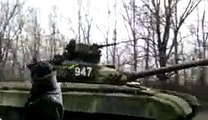 Ukraine War • A column of tanks of the armed forces of Ukraine