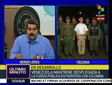 Maduro: La frontera con Colombia queda cerrada hasta nuevo aviso