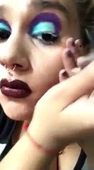 Mermaid eye look/makeup look