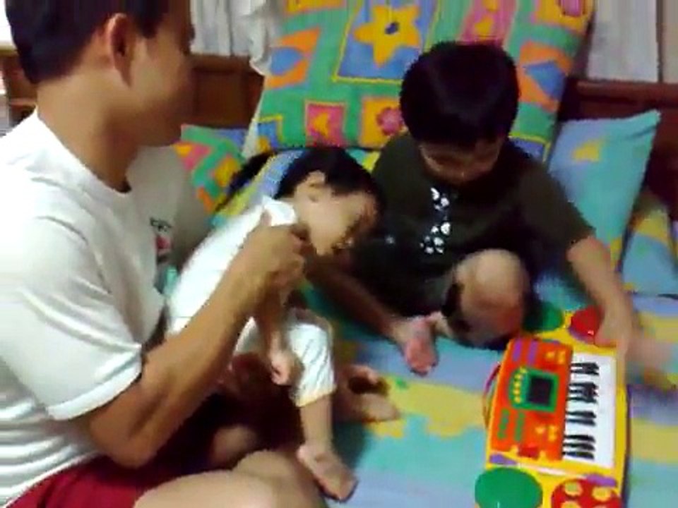 Children laughing