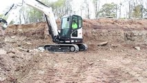 Brand New Bobcat E63 Taking Its First Buckets of Dirt
