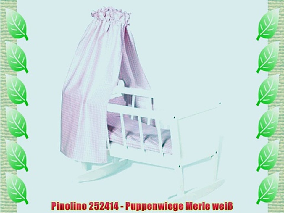 Pinolino 252414 - Puppenwiege Merle wei?