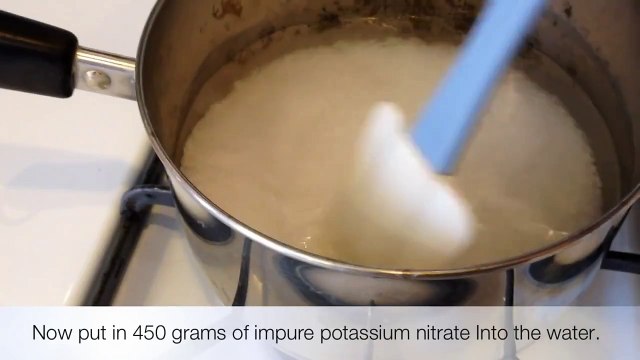 how to make 100% pure potassium nitrate.