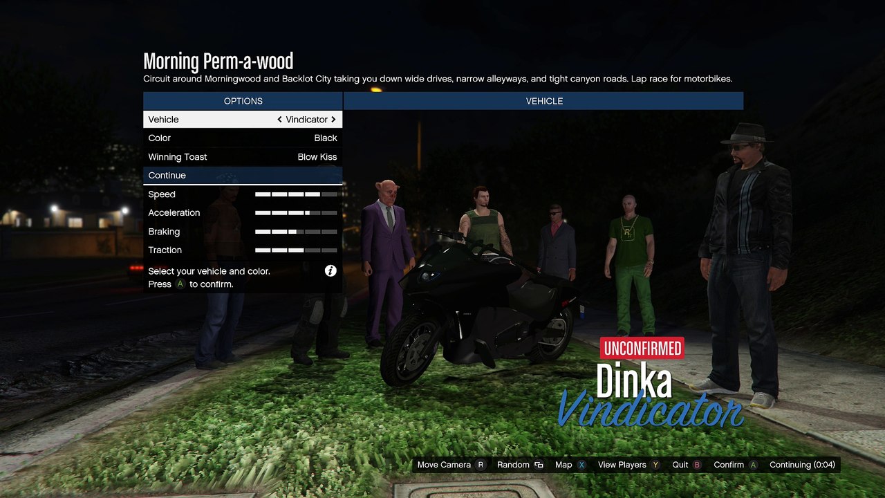 GTA Online Xbox One Gameplay: Land Race in "Morning Perm-a-wood