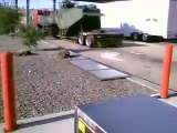 Military Armored  vehicle in Kingman AZ parked at gas station: are we close to martial law?
