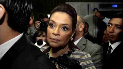 La exvicepresidenta de Guatemala, presa por un caso de corrupción
