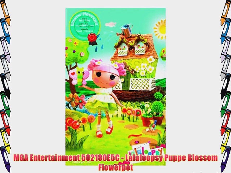 MGA Entertainment 502180E5C - Lalaloopsy Puppe Blossom Flowerpot