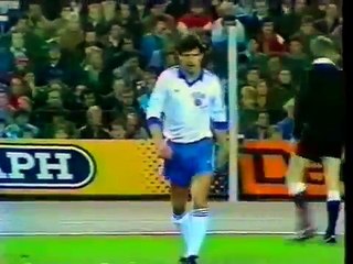 WM 86 Qualifier DDR v Yugoslavia 20th OCT 1984