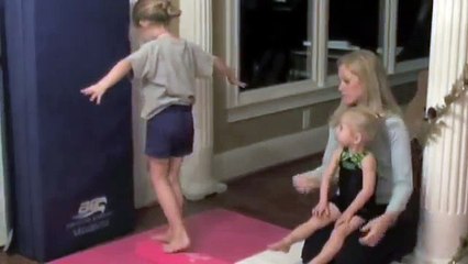 Beginner Home Gymnastics Balance Beam and Mat