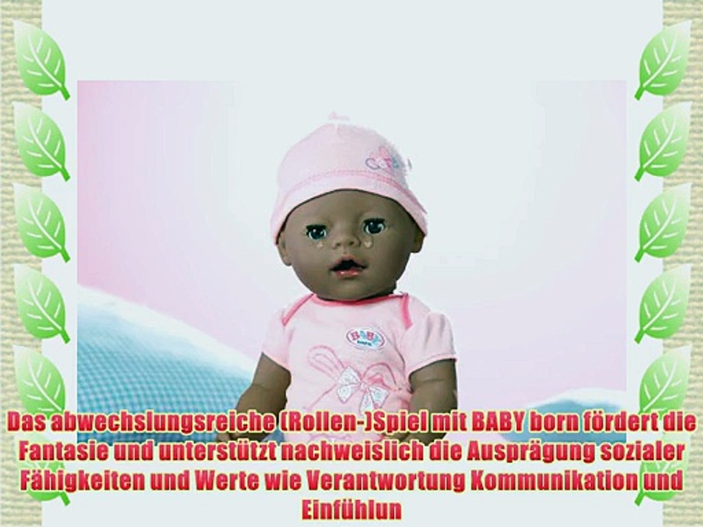 Zapf Creation 818718 - Baby Born Interactive ethnic - video dailymotion