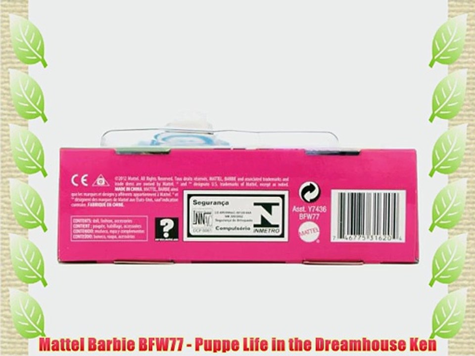 Mattel Barbie BFW77 - Puppe Life in the Dreamhouse Ken