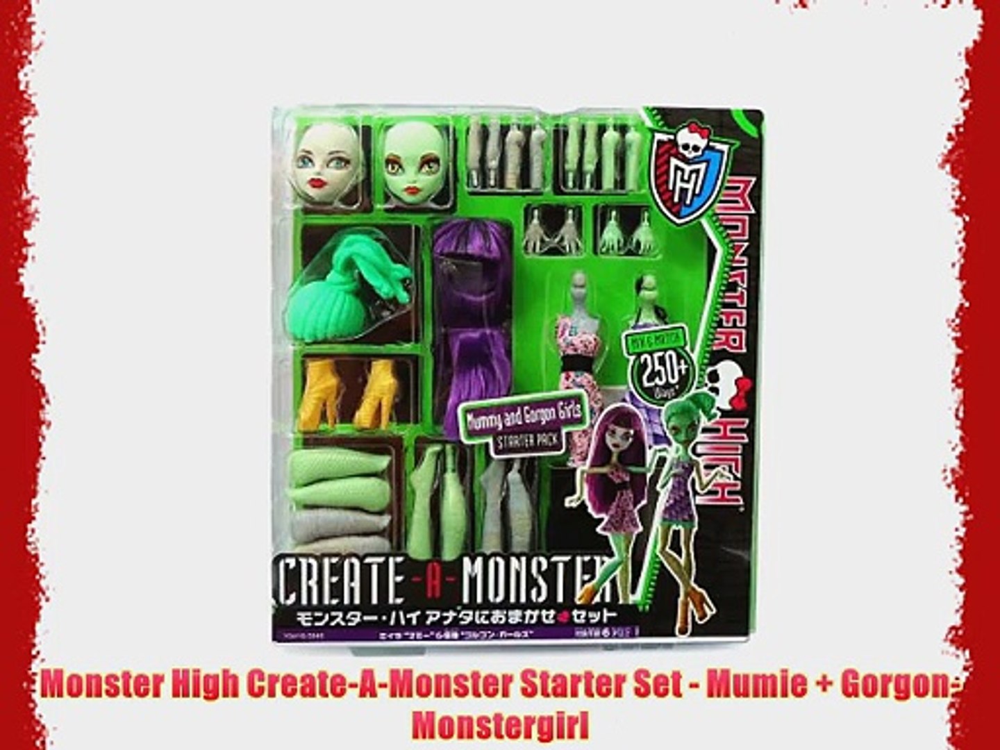 monster high create a monster starter set