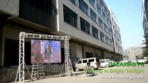 outdoor/indoor rental flexible led curtain p6 Galaxias-6 soft led screen
