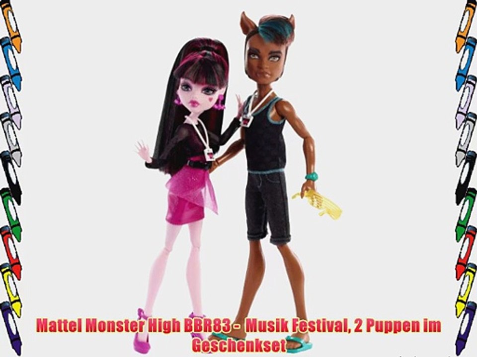 Mattel Monster High BBR83 -  Musik Festival 2 Puppen im Geschenkset