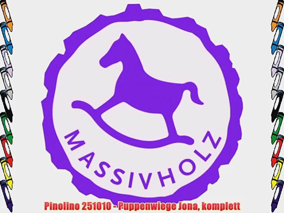 Pinolino 251010 - Puppenwiege Jona komplett