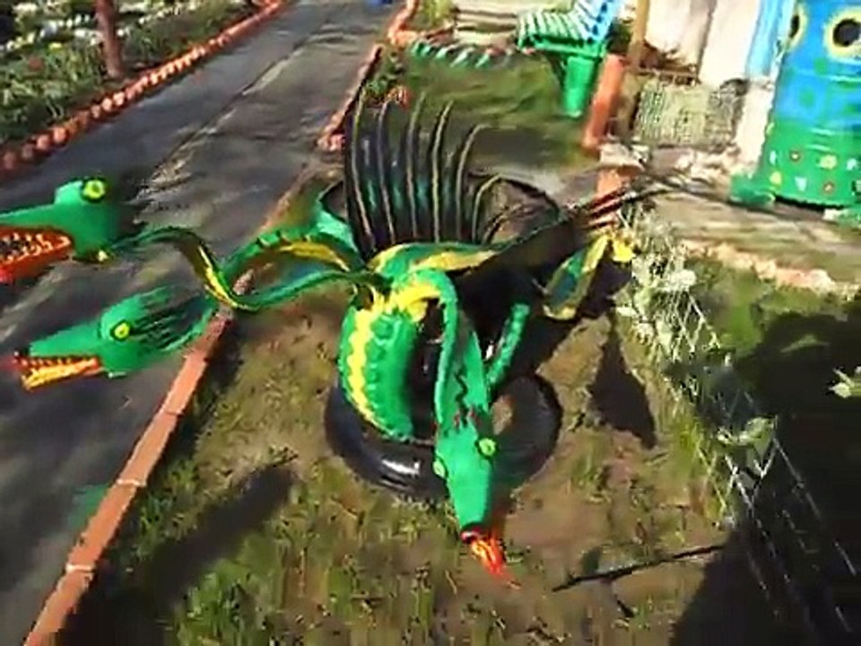 поделки своими руками на участке