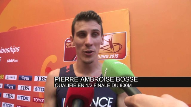 Athlé - ChM - 800m : Bosse était déjà «concentré sur la demi-finale»