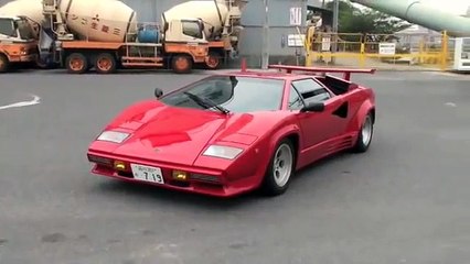 ランボルギーニカウンタック／Lamborghini Countach 5000qv in Shinagawa whrf