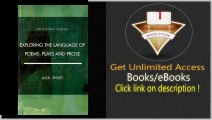 Exploring the Language of Poems, Plays and Prose (Learning About Language) PDF