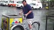 Italian Ice Pushcart bicycle cart Little Jimmy's Italian Ice bike