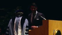 Justin Tucker gives commencement speech for UT College of Fine Arts  [May 16, 2014]