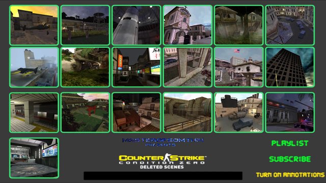 Counter-Strike: Condition Zero Deleted Scenes - Walkthrough - Video Select (Turn on Annotations!)