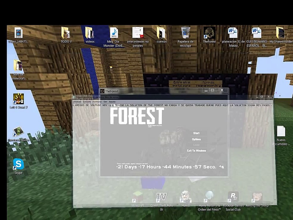 como solucionar el problema de the forest no carga 100% SOLUCIONADO