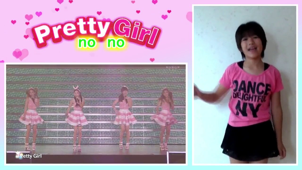KARA / Pretty Girl 　公式応援してみた♪