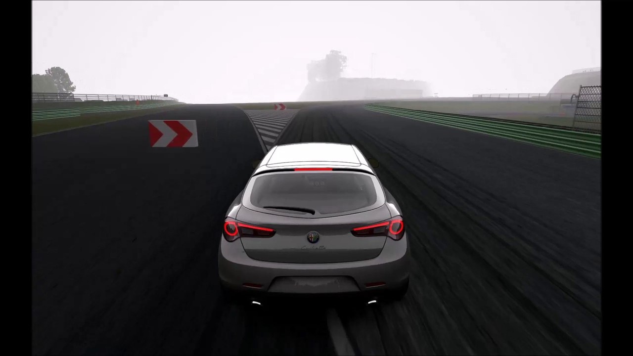 Assetto Corsa, Alfa Romeo Giulietta, Fog Weather; R7 370, i5 4690