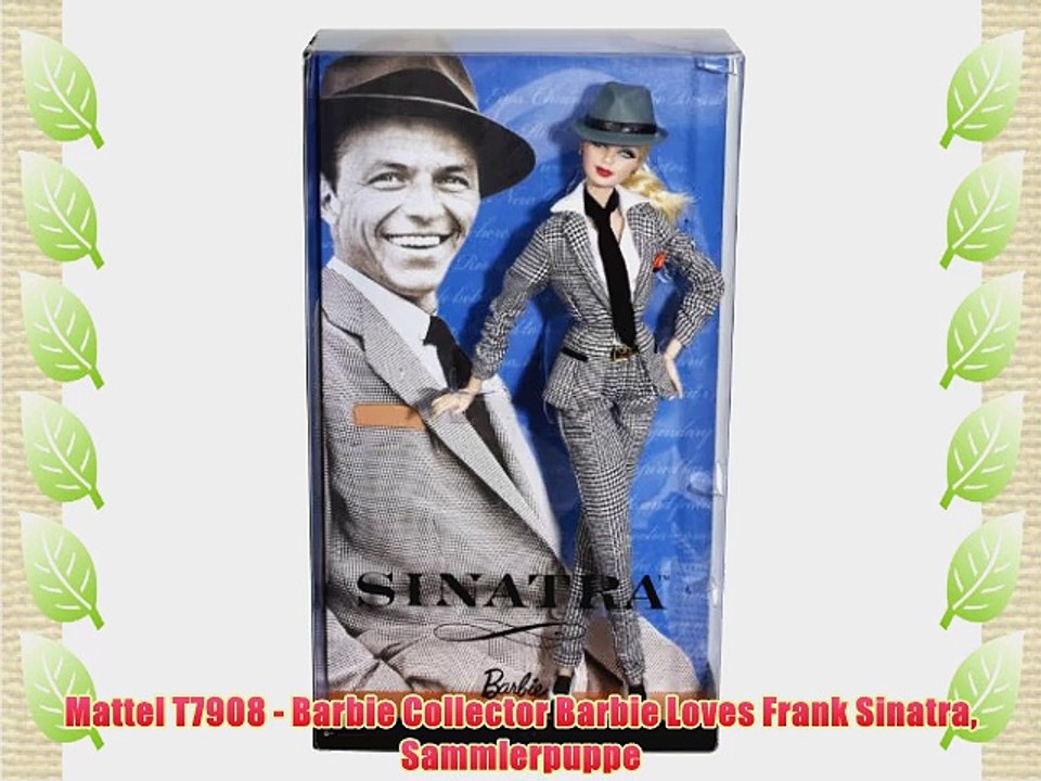 Mattel T7908 - Barbie Collector Barbie Loves Frank Sinatra Sammlerpuppe