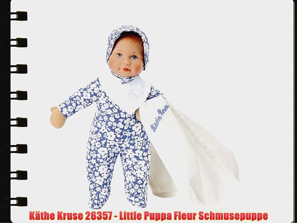 K?the Kruse 26357 - Little Puppa Fleur Schmusepuppe