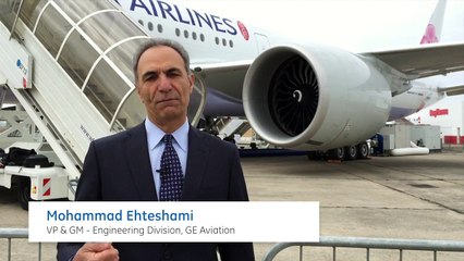 From the Paris Air Show with GE Aviation – the Airbus A350