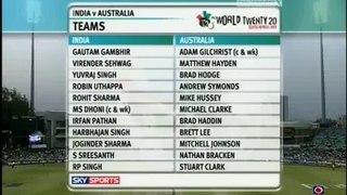 INDIA v AUSTRALIA SemiFinal HIGHLIGHTS T20 World cup 2007