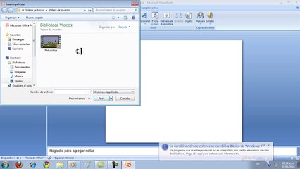 como poner un video en power point