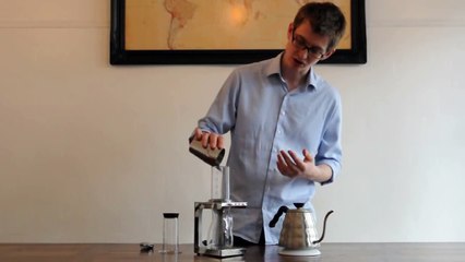 James Hoffmann with the Aeropress® Coffee Maker