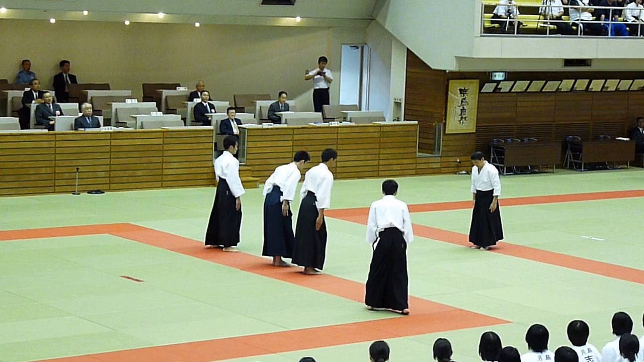 Aikido Yoshinkan- Kimura Shihan demonstration - Tokyo Metropolitan Police