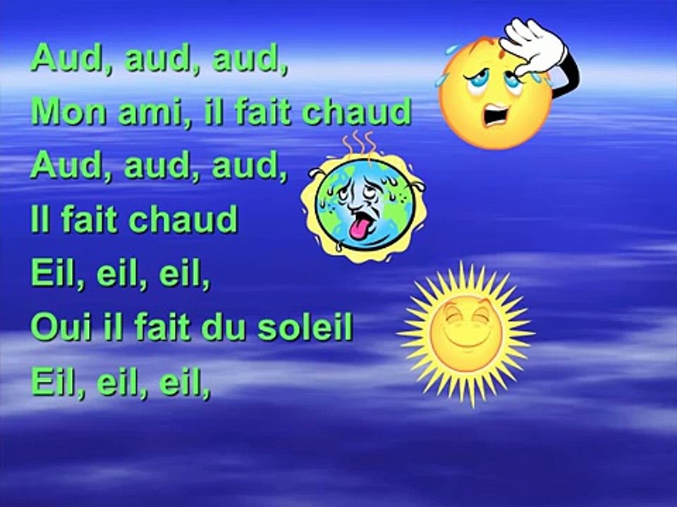 Quel temps fait-il? Alexandre