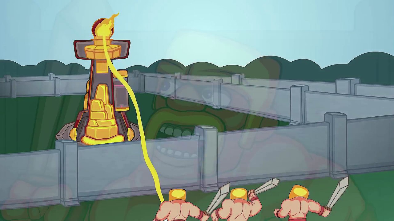 Clash of clans - Raid the village (Inferno tower power!)