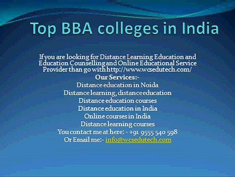 Top BBA Colleges in India