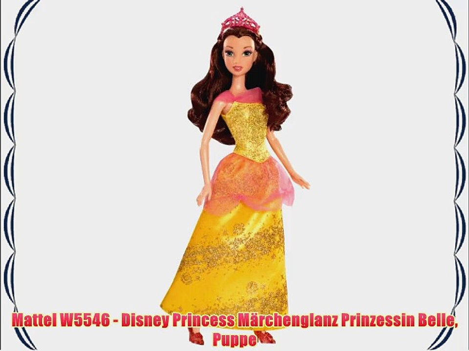 Mattel W5546 - Disney Princess M?rchenglanz Prinzessin Belle Puppe
