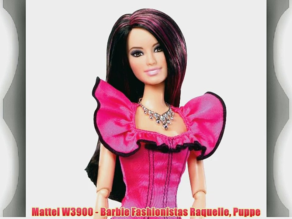Mattel W3900 - Barbie Fashionistas Raquelle Puppe