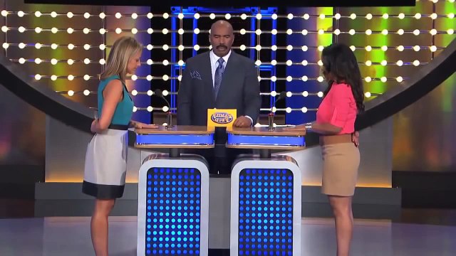 Shut Up White Lady! Steve Harvey Tells Off 'Black Zombie' Contestant Family Feud