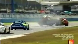 Massive Race Crash-Destroyed in Seconds
