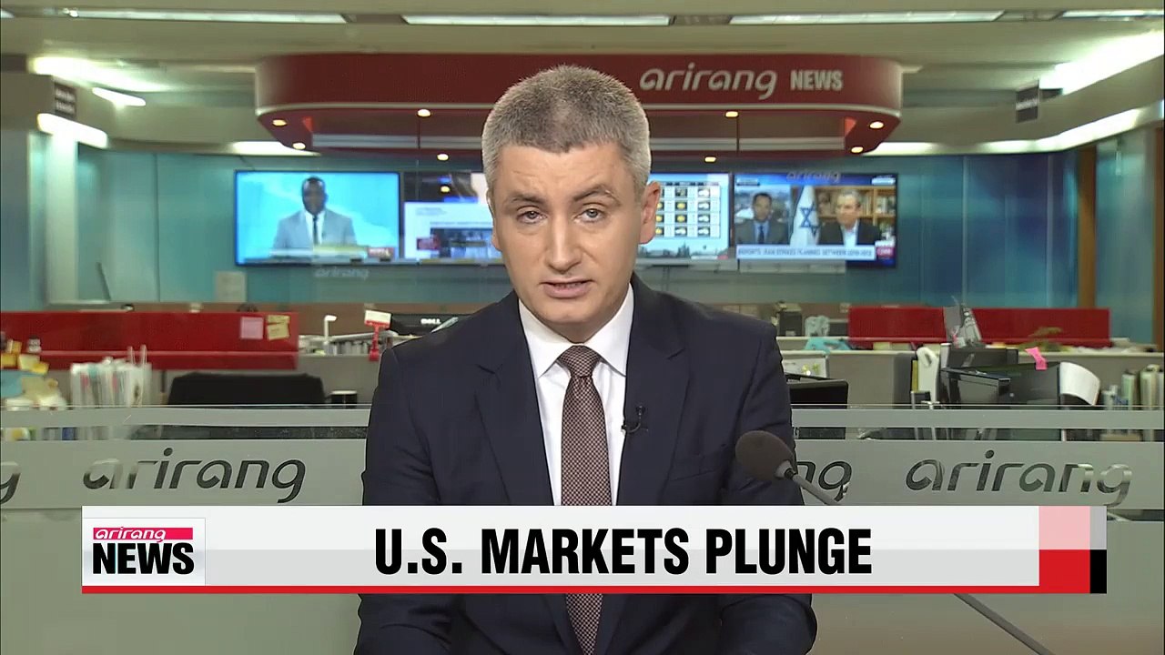 Global market rout intensifies as Dow Jones plunges more than 530 points