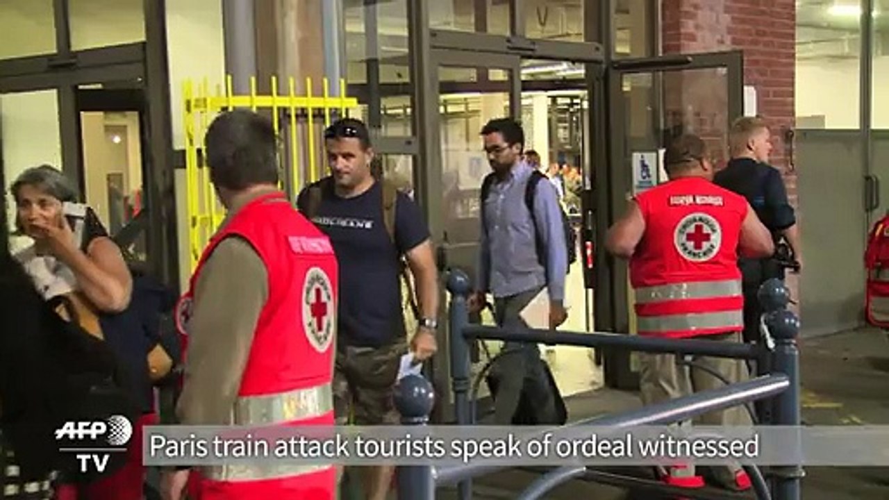 American tourists witness France train attack