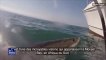 Prise au bon moment : un très joli saut d'un requin hors de l'eau.