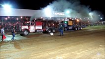 Open Street Licensed Semi Trucks Pulling At the Butler Farm Show, Butler Pa 8-9-14